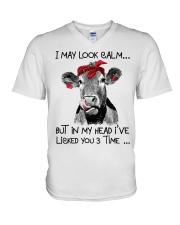 LIMITED EDITION - FUNNY COW - 80106P V-Neck T-Shirt tile