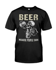 LIMITED EDITION - SKULL BEER T-SHIRT 8688K Classic T-Shirt front