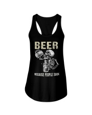 LIMITED EDITION - SKULL BEER T-SHIRT 8688K Ladies Flowy Tank tile