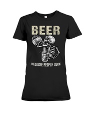 LIMITED EDITION - SKULL BEER T-SHIRT 8688K Premium Fit Ladies Tee tile