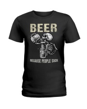 LIMITED EDITION - SKULL BEER T-SHIRT 8688K Ladies T-Shirt tile