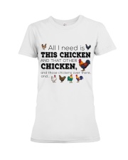 LIMITED EDITION - FARMER LOVE CHICKENS - 6885P Premium Fit Ladies Tee tile