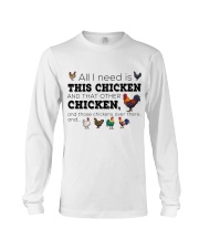 LIMITED EDITION - FARMER LOVE CHICKENS - 6885P Long Sleeve Tee tile