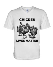 LIMITED EDITION - CHICKEN LIVES MATTER - 6808P V-Neck T-Shirt tile