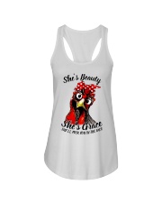 LIMITED EDITION - FARMER LOVE CHICKENS - 6875P Ladies Flowy Tank tile