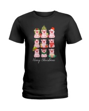 LIMITED EDITION - MERRY CHRISTMAS PIG LOVER 6851P Ladies T-Shirt tile