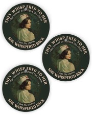 LIMITED EDITION - BE STRONG - 80311TU Circle Ornament (Wood tile