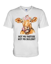 LIMITED EDITION - FARMER COWS FUNNY - 6859P V-Neck T-Shirt tile