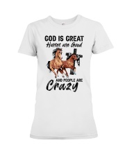 LIMITED EDITION - FARMER LOVE HORSES- 6905P Premium Fit Ladies Tee tile