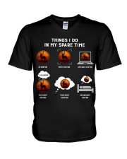 LIMITED EDITION - DEER HUNTING -T SHIRT 10556A V-Neck T-Shirt tile