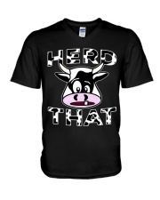 LIMITED EDITION - COW LOVERS - 10523A V-Neck T-Shirt tile