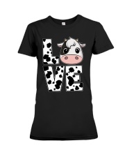 LIMITED EDITION - CUTE DAIRY COW - 8972PP Premium Fit Ladies Tee tile