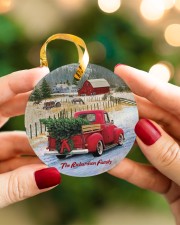 LIMITED EDITION - RED TRUCK - 10966TU Circle ornament - single (porcelain) aos-circle-ornament-single-porcelain-lifestyles-08
