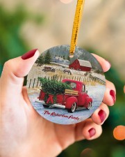LIMITED EDITION - RED TRUCK - 10966TU Circle ornament - single (porcelain) aos-circle-ornament-single-porcelain-lifestyles-09