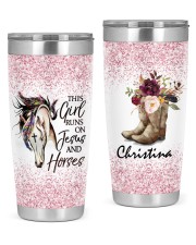 LIMITED EDITION - HORSES AND JESUS - 10839TU 20oz Tumbler front