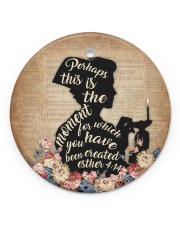 LIMITED EDITION - NURSE 11048A Circle ornament - single (porcelain) front
