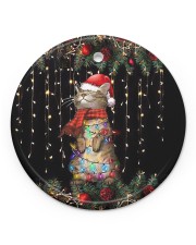 LIMITED EDITION - CAT LOVERS 90065A Circle ornament - single (porcelain) front
