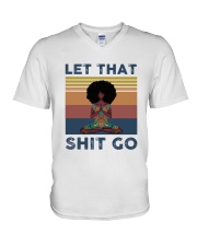 LIMITED EDITION - BLACK HIPPIE T-SHIRT 8377K V-Neck T-Shirt tile