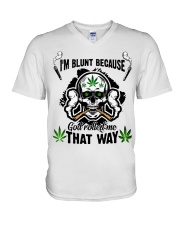 LIMITED EDITION - SMOKING SKULL 9382P V-Neck T-Shirt tile