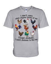 LIMITED EDITION - FUNNY CHICKEN 80101PP V-Neck T-Shirt tile