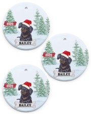 LIMITED EDITION - DACHSHUND - 90080TU Circle Ornament (Porcelain) tile