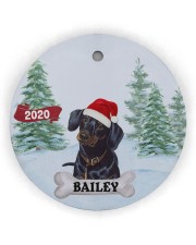 LIMITED EDITION - DACHSHUND - 90080TU Circle Ornament (Wood tile