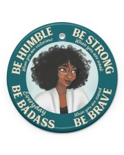 LIMITED EDITION - BE STRONG - 11046TU Circle ornament - single (porcelain) front
