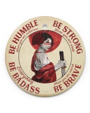 LIMITED EDITION - BE STRONG - 80312TU Circle ornament - single (porcelain) front