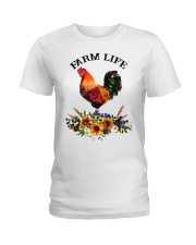LIMITED EDITION - FARMER LOVE CHICKENS - 6865P Ladies T-Shirt tile