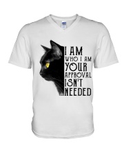 LIMITED EDITION - CAT LOVERS - 10641A V-Neck T-Shirt tile