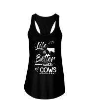 LIMITED EDITION - FARMER FUNNY COWS - 6948P Ladies Flowy Tank tile