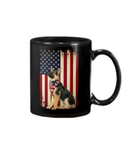 LIMITED EDITION - GERMAN SHEPHERD USA FLAG - 9299P Mug tile