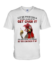 LIMITED EDITION - CHICKEN FARM 10957A V-Neck T-Shirt tile