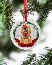 LIMITED EDITION - FARMER FUNNY CHICKEN - 80214P Circle ornament - single (wood) aos-circle-ornament-single-wood-lifestyles-07