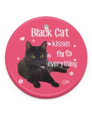 LIMITED EDITION - BLACK CAT 90049AA Circle ornament - single (porcelain) front