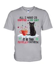LIMITED EDITION - CAT LOVERS - 10804A V-Neck T-Shirt tile