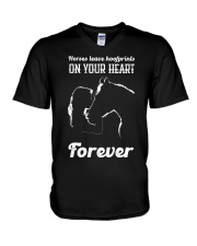 LIMITED EDITION - FARMER LOVE HORSES - 6890P V-Neck T-Shirt tile