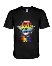 LIMITED EDITION - LGBT LOVE IS LOVE PRIDE 9273P V-Neck T-Shirt tile