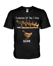 LIMITED EDITION - FARMER FUNNY CHICKEN - 80132P V-Neck T-Shirt tile