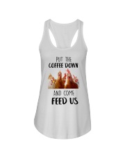 LIMITED EDITION - FARMER FUNNY CHICKENS - 80140P Ladies Flowy Tank tile