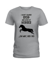 LIMITED EDITION - FARMER LOVE HORSE - 6856P Ladies T-Shirt tile