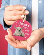 LIMITED EDITION - DOG CHIHUAHUA 9099AA Circle ornament - single (porcelain) aos-circle-ornament-single-porcelain-lifestyles-01