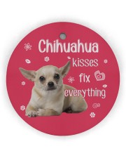 LIMITED EDITION - DOG CHIHUAHUA 9099AA Circle Ornament (Wood tile