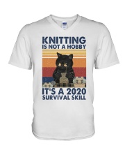 LIMITED EDITION - CAT LOVERS - 10749A V-Neck T-Shirt tile