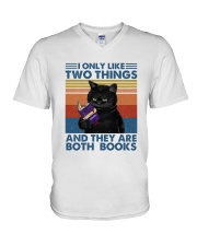 LIMITED EDITION - CAT LOVERS - 10665A V-Neck T-Shirt tile