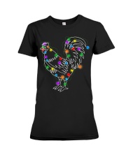 LIMITED EDITION - FARMER FUNNY CHICKENS - 80165P Premium Fit Ladies Tee tile