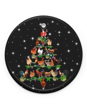 LIMITED EDITION - FUNNY CHICKEN 10997A Circle ornament - single (porcelain) front