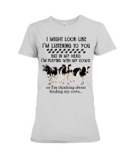 LIMITED EDITION - FARMER LOVE COW - 80126P Premium Fit Ladies Tee tile