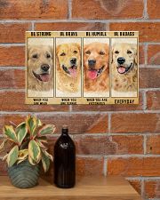 LIMITED EDITION - golden retriever - POS11212TU 17x11 Poster poster-landscape-17x11-lifestyle-23