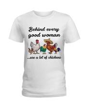 LIMITED EDITION - FARMER LOVE CHICKENS - 80147P Ladies T-Shirt tile